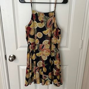 Gianni Bini Papaya Fruit Print Dress